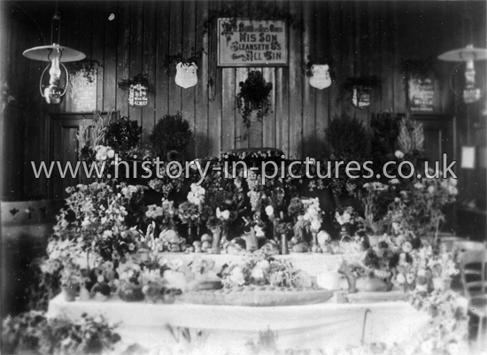 Harvest Festival, Mission, Leyton, London. Oct 3rd 1910.